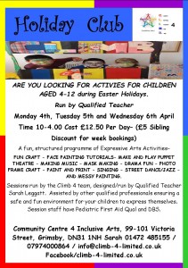 Holiday Club Easter flyer a5