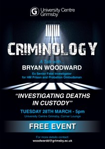 Criminology Talk Poster