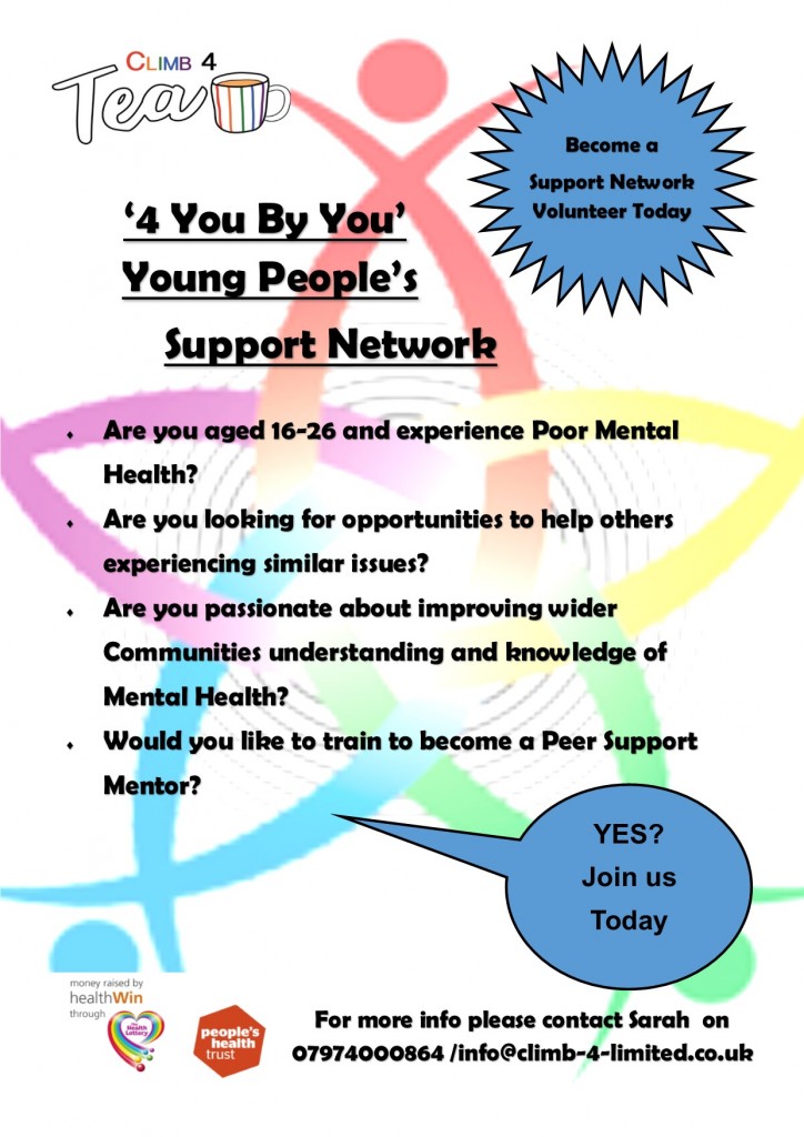 Volunteer 4 you By You support Mentor Poster